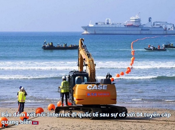 Mạng internet hết "rùa bò" dù 4/5 tuyến cáp quang biển gặp sự cố