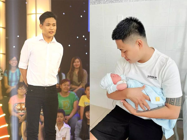 Từng mất cặp song sinh, hot boy Thách Thức Danh Hài lên chức bố
