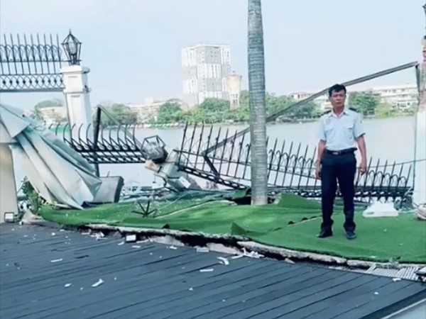 Vũ Khắc Tiệp gặp 'vận đen' đầu năm, cổng biệt thự triệu đô bị tông sập