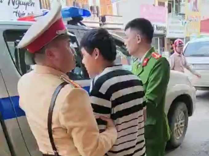 CSGT kịp thời bắt giữ đối tượng chém người rồi lẩn trốn