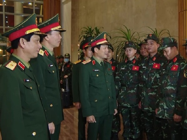 CLIP: 76 quân nhân Việt Nam lên đường tới Thổ Nhĩ Kỳ cứu hộ, cứu nạn