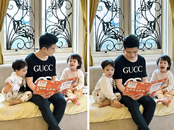 Con trai bầu Hiển tiết lộ bất ngờ về cặp song sinh đáng yêu
