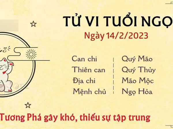 Tử vi thứ 3 ngày 14/02/2023 của 12 con giáp: Tị tài lộc gia tăng, Dậu thận trọng trong tình cảm