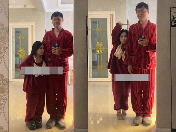 Ngỡ ngàng với cặp đôi vợ 1m35, chồng 1m80, dân tình tò mò về ngoại hình của đứa con