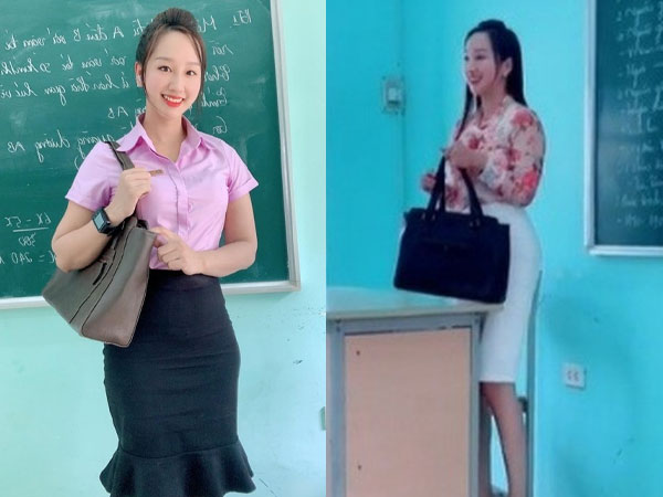 Cô giáo 'xinh nhất Vĩnh Phúc' ăn mặc gây bão khi đứng lớp