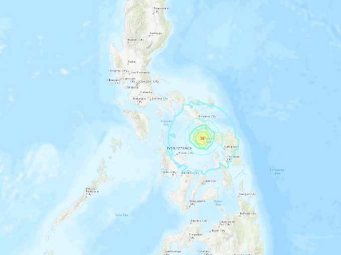 Động đất 6,1 độ rung chuyển miền Trung Philippines