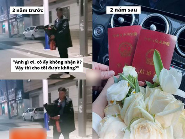 Xin hoa của chàng trai vừa tỏ tình với crush bị từ chối, cô gái không ngờ 2 năm sau anh lại thành chồng mình