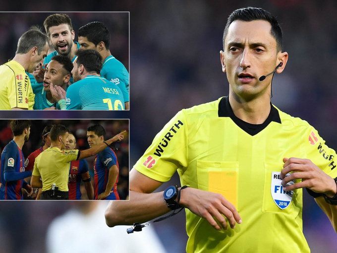 Barca trả 7 triệu euro để trọng tài tư vấn từ 2001