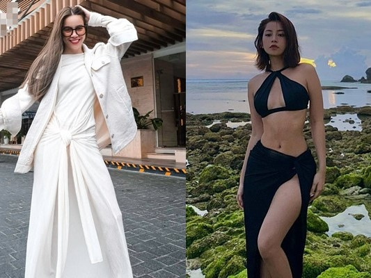 Hồ Ngọc Hà xinh tươi dạo phố, Chi Pu khoe đường cong hút mắt
