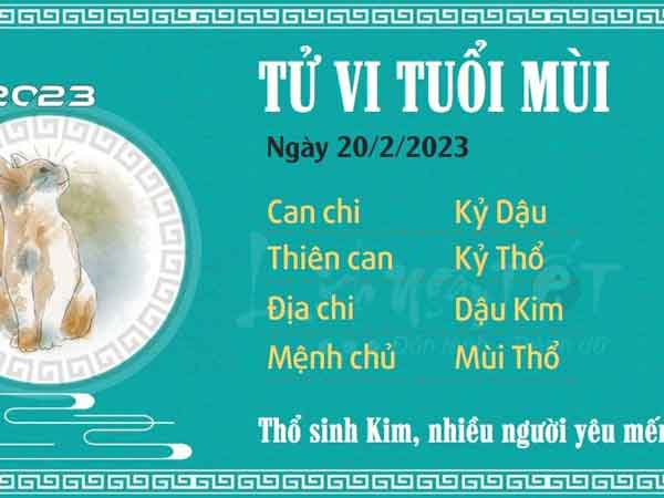 Tử vi thứ 2 ngày 20/02/2023 của 12 con giáp: Tý cẩn thận tiền bạc, Mùi được yêu mến