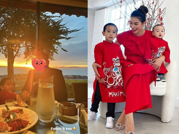 Phạm Hương hiếm hoi cho ông xã lên sóng, vẫn quyết giấu kín danh tính