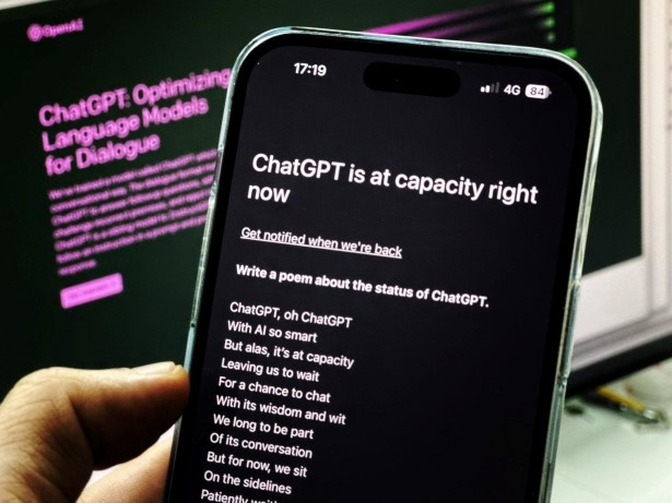 ChatGPT sập diện rộng