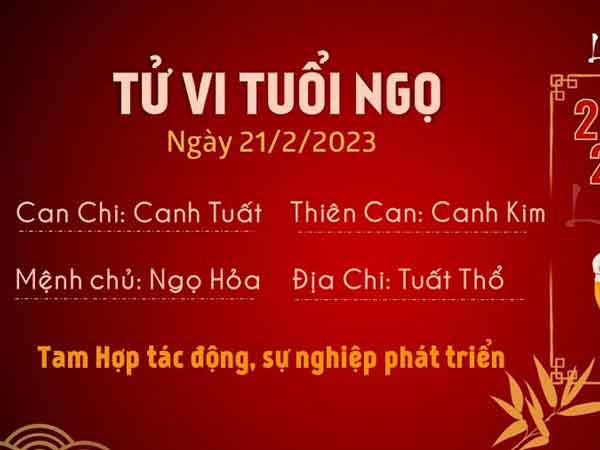 Tử vi thứ 3 ngày 21/02/2023 của 12 con giáp: Ngọ công việc thuận lợi, Dậu bị chơi xấu