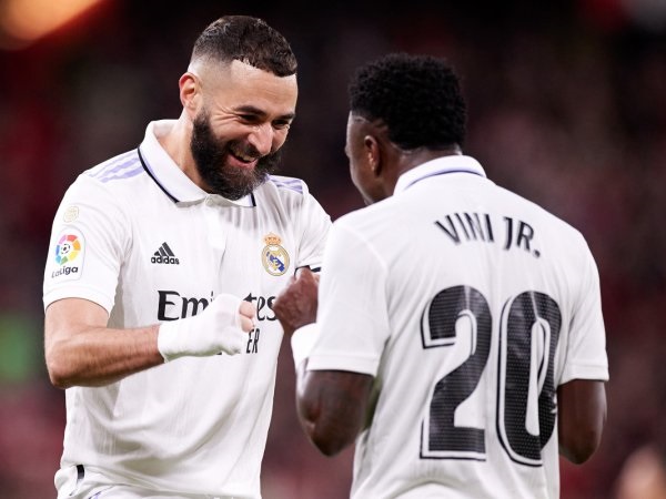 Benzema và Vinicius cùng lập cú đúp, Real ngược dòng hạ nhục Liverpool