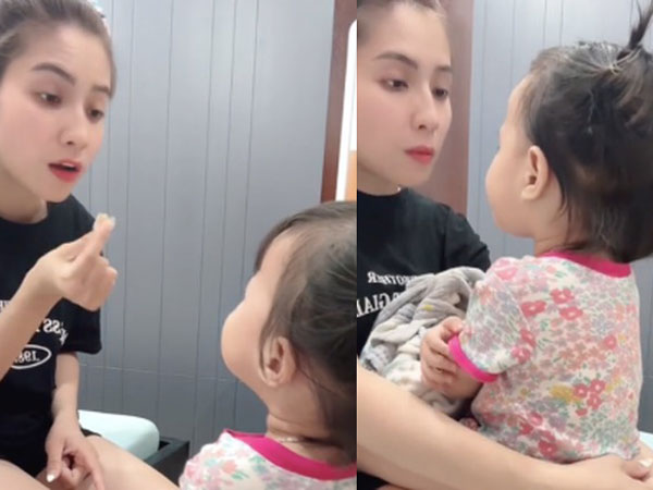 Con gái bướng bỉnh ăn vạ, Thiên An đưa ra quy tắc xử lý gây chú ý