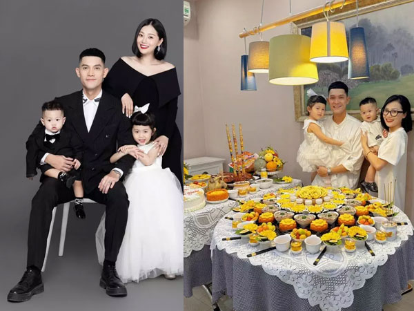 Em gái Quang Vinh cực giàu, làm sinh nhật cho con chuẩn rich kid