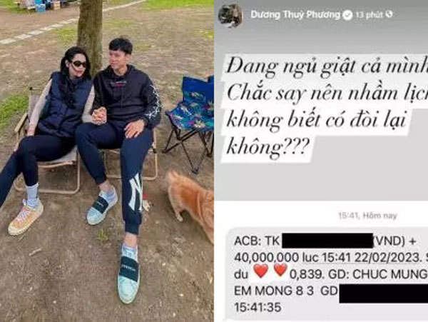 Quế Ngọc Hải tặng quà sớm 8/3, số tiền khiến vợ hoa khôi giật mình