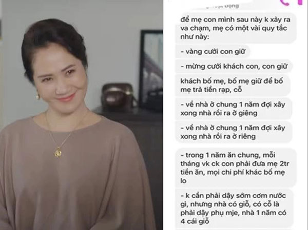Quy tắc 'dài như sớ' mẹ chồng gửi nàng dâu mới gây sốt mạng xã hội