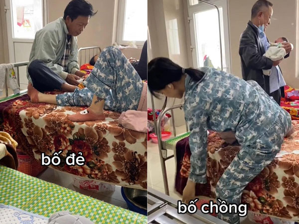 Sáng bố đẻ, trưa bố chồng vào đưa cơm, chăm con gái mới sinh khiến ai nấy suýt xoa ngưỡng mộ: 'Đúng là trúng số độc đắc!'