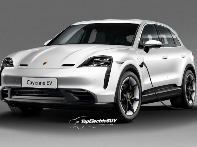 Porsche hé lộ ra mắt SUV Cayenne chạy điện mạnh hơn bản máy xăng