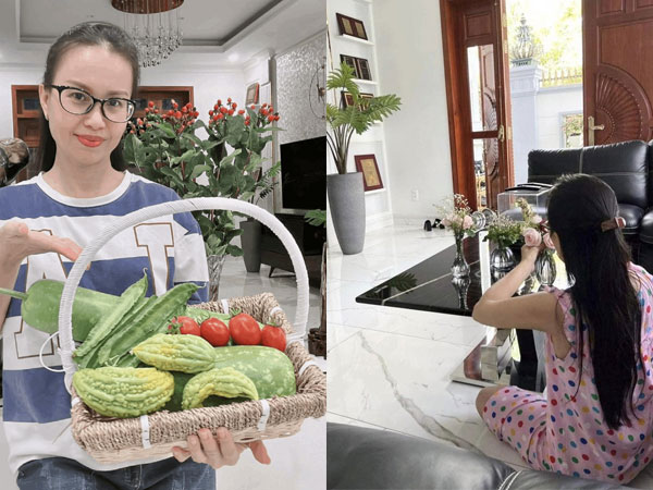 'Nữ hoàng dân ca' ở biệt thự 20 tỷ giữa lòng Sài Gòn vẫn đam mê diện đồ bộ, trồng rau làm vườn