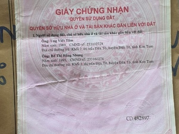 Làm giả sổ đỏ rồi mang đi cầm cố, vay tiền