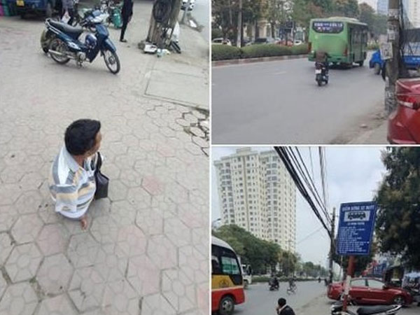 Hình ảnh tài xế xe buýt bỏ rơi người khuyết tật khiến cộng đồng mạng bức xúc