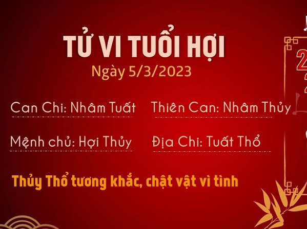 Tử vi Chủ Nhật ngày 05/03/2023 của 12 con giáp: Ngọ đón tài lộc, Hợi không nên làm ăn lớn