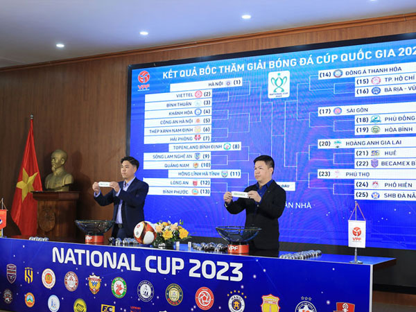 Bốc thăm lại Cúp Quốc gia 2023: Ai được lợi và nguyên nhân sâu xa