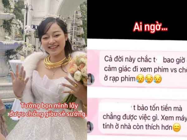 Cô gái làm dâu nhà giàu mà không được đến rạp xem phim vì chồng bảo tốn tiền, nhìn cảnh 'xem máy tính' ai cũng muốn 'khổ' cùng