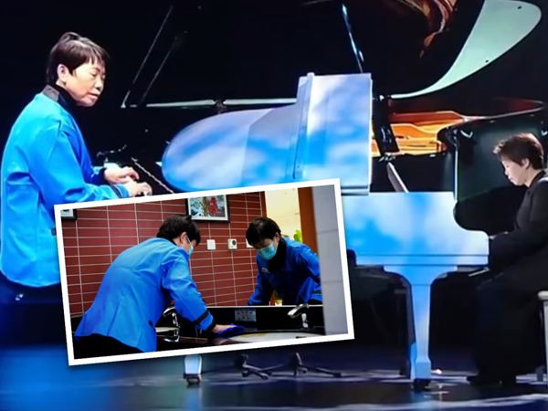 Người phụ nữ được mời lên truyền hình chơi piano hé lộ sự thật gây sốc về cô lao công trong trường nhạc