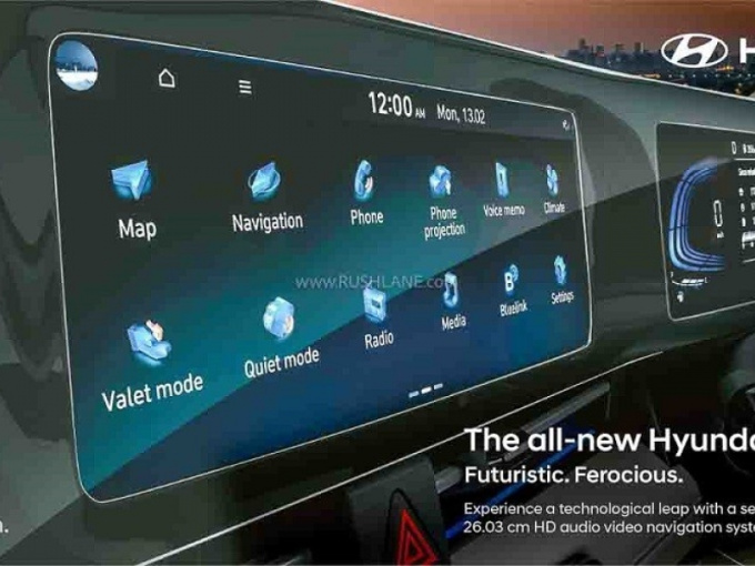 Hyundai Accent 2023 lộ ảnh nội thất