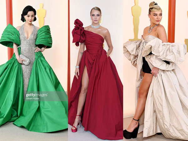 'Bữa tiệc thời trang' trên thảm đỏ Oscar 2023: Phạm Băng Băng đẹp chấn động với bộ váy cồng kềnh