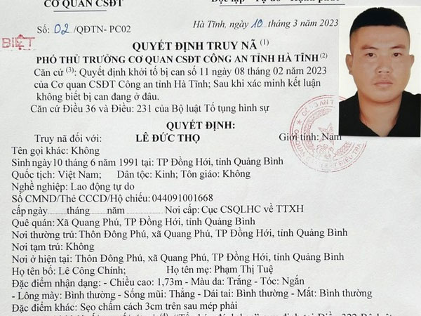 Truy nã đặc biệt 1 đối tượng liên quan đường dây cá độ 6.000 tỉ đồng