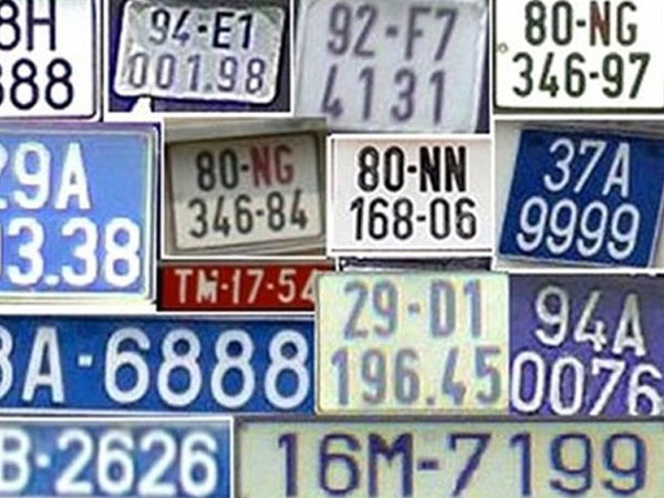 Bộ Công an đề xuất quản lý biển số ô tô, xe máy theo mã định danh