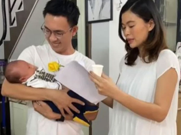 Mâu Thủy công khai dung mạo ông xã: Chăm con còn khéo hơn cả mẹ bỉm, xứng đáng chồng người ta
