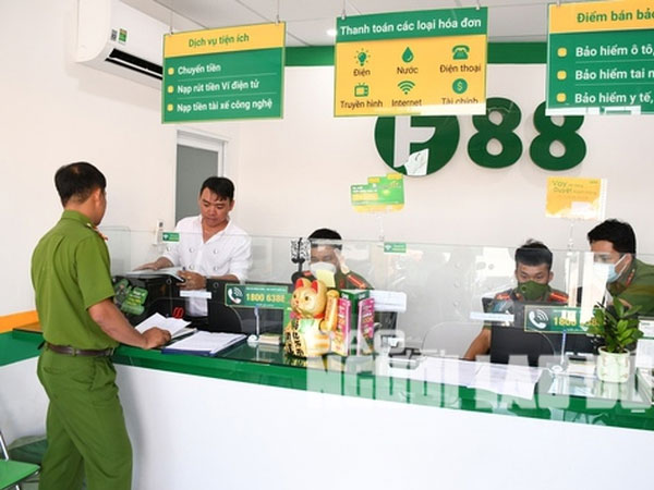 Đồng loạt kiểm tra 13 điểm kinh doanh của F88 ở Tiền Giang