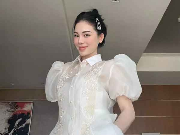 Linh Rin mặc trang phục truyền thống Philippines: Tò mò váy cưới
