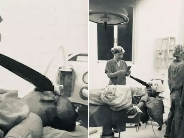 Xôn xao thông tin 'chồng rửa bát bẩn, bị vợ phi dao thẳng vào đầu'