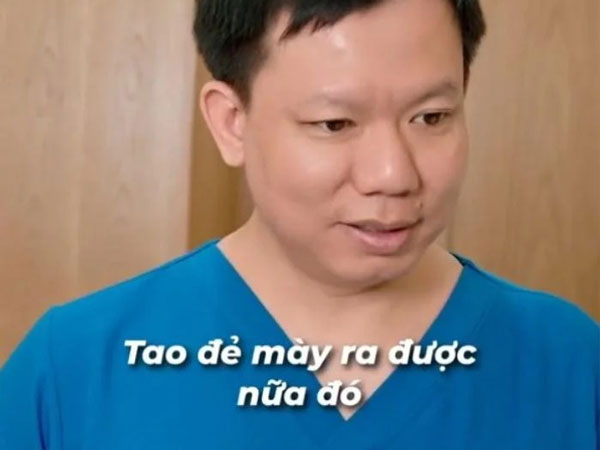 Giữa ồn ào với bà Nhân Vlog, bác sĩ Thịnh vẫn vui vẻ diễn và ra clip cực 'mặn': Tao đẻ mày ra được nữa đó