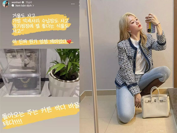 Bất ngờ với cách Hari Won bảo quản túi gần 1 tỷ chồng tặng