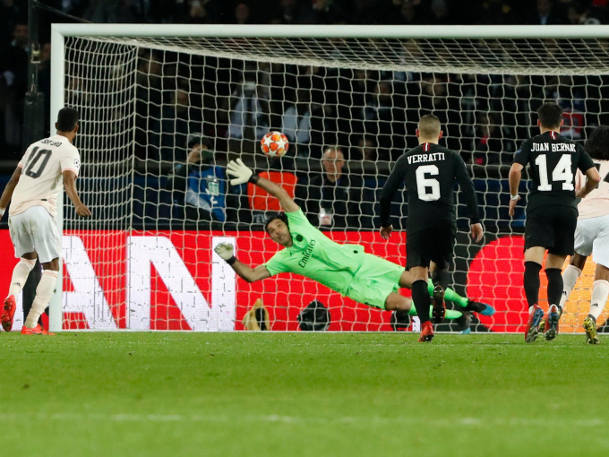 Thủ môn Buffon chưa hết ám ảnh thua MU ở Cúp C1