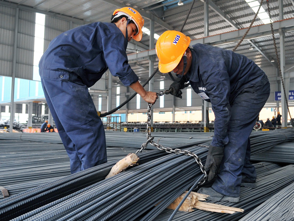 Giá thép xây dựng tiếp tục tăng