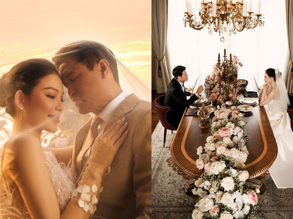 Điểm chung đặc biệt trong ảnh cưới của các nàng dâu hào môn showbiz Việt