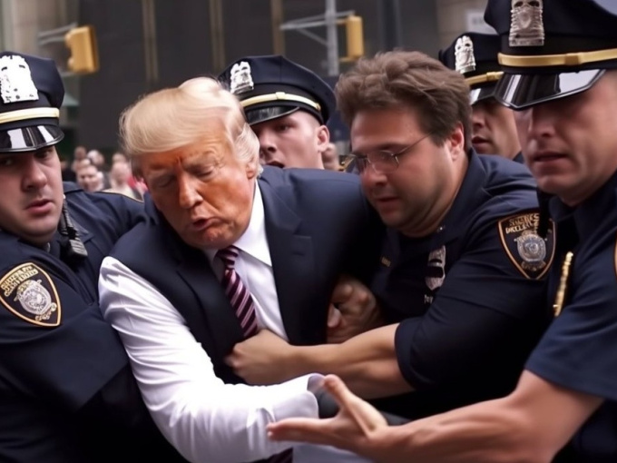 Ảnh deepfake ông Trump bị bắt tràn lan trên mạng xã hội
