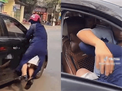 Nối tiếp vụ bắt quả tang chồng chở 'bồ' trên ô tô: Vợ gào khóc ai oán vì chồng ôm chặt... để bồ chạy trốn