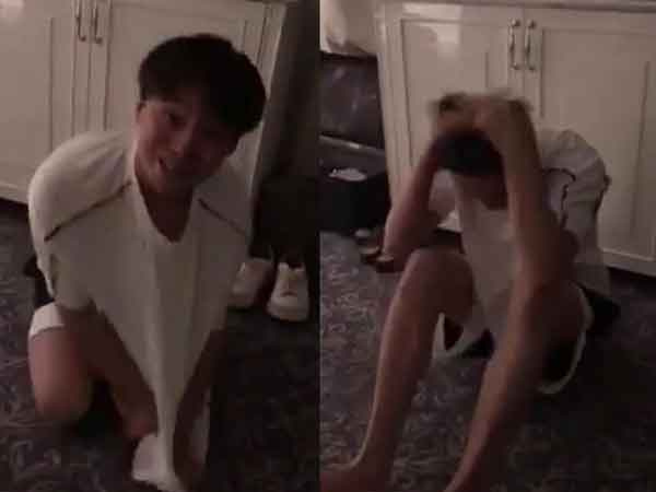 Rò rỉ video Trương Hằng nằm lăn lộn, khóc lóc vì bị Trịnh Sảng bắt tại trận ngoại tình
