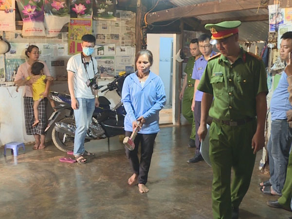 Vụ dùng búa đinh sát hại con trai, người mẹ bật khóc trước khi ra tay