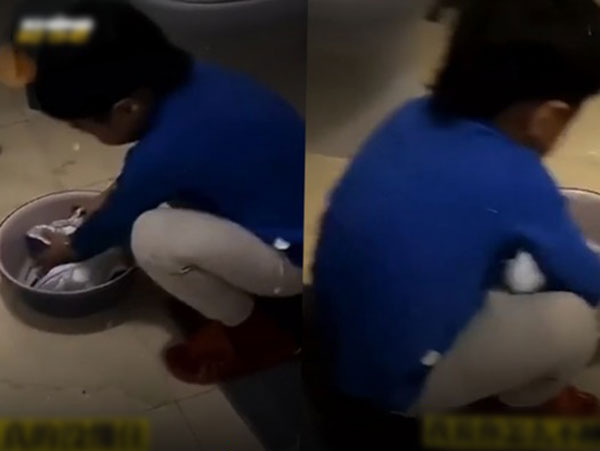 Rơi nước mắt hình ảnh cậu bé 5 tuổi mồ côi cha thức khuya giặt giày vì sợ mẹ vất vả