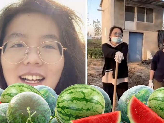 Thạc sĩ Trung Quốc gây sốt vì bỏ việc lương cao về quê trồng dưa hấu